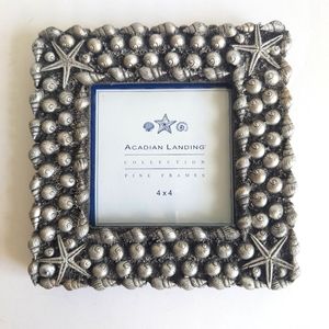 Acadian Landing Collection Fine Frames 4" x 4" 🥇 Starfish & Seashells Ceramic